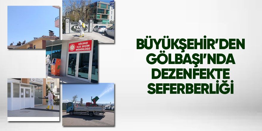 ABB'den Gölbaşı için dezenfekte seferberliği