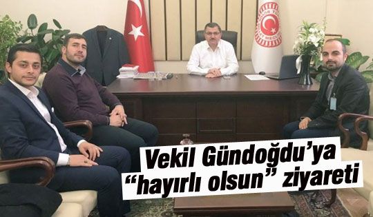 Ahmet Gündoğdu'ya hayırlı olsun ziyareti