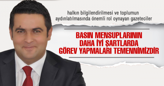 AK Parti Gölbaşı İlçe Başkanı Osman Karaaslan bir mesaj yayınlayarak Çalışan Gazeteciler Gününü Kutladı.‏