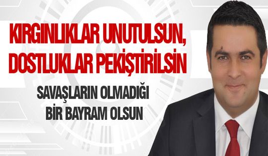 Ak Parti İlçe Başkanı Osman Karaaslan'dan Bayram Mesajı