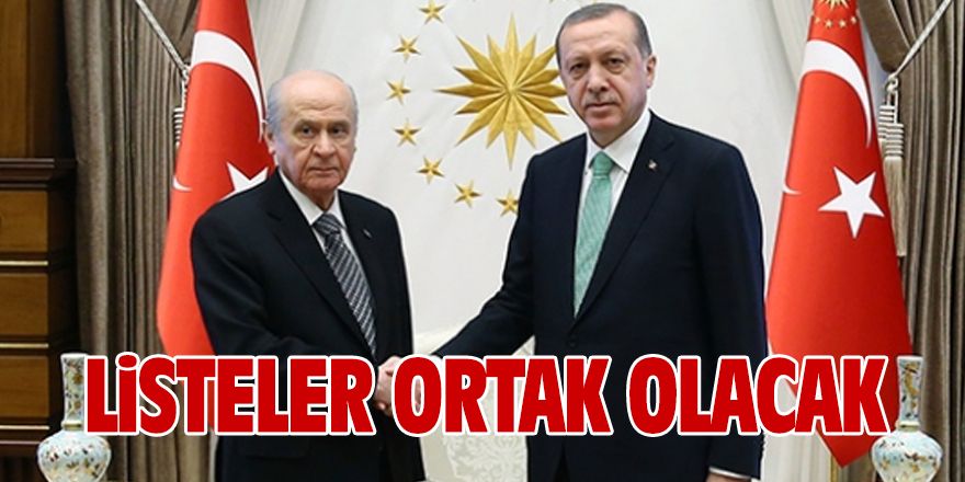 Ak Parti ve MHP'de ortak liste arayışı