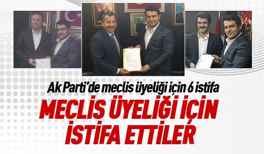 Ak Parti'de 7 istifa