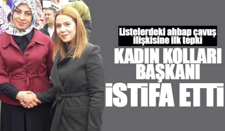 Ak Parti'de şok istifa!