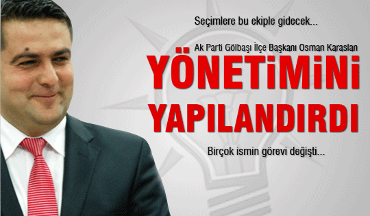 Ak Parti'de yeni yapılanma...