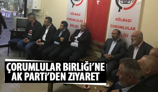 Ak Parti’den Çorumlular Birliği’ne Ziyaret