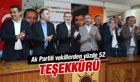 Ak Partili vekillerden teşekkür ziyaret