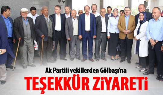 Ak Partili vekillerden teşekkür ziyareti