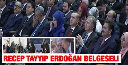 Ak Parti'nin tanıtım toplantısında Erdoğan belgeseli 