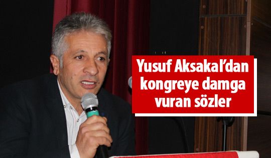 Aksakal'ın tepkisi kongreye damga vurdu