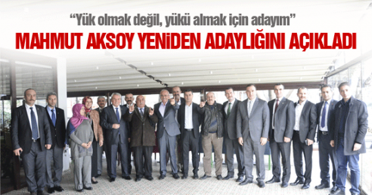 Aksoy Adaylığını Açıkladı