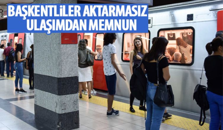 Aktarmasız ulaşım memnun etti