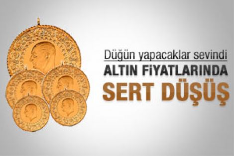 Altın fiyatından büyük düşüş 