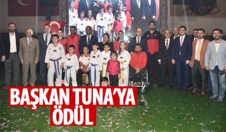 Amatör Spor Haftası'nda Tuna'ya ödül