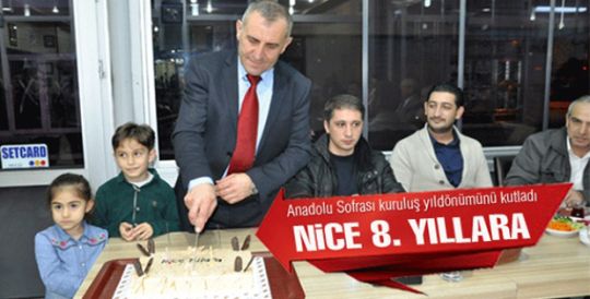 Anadolu Sofrası Kuruluş yıl dönümünü kutladı