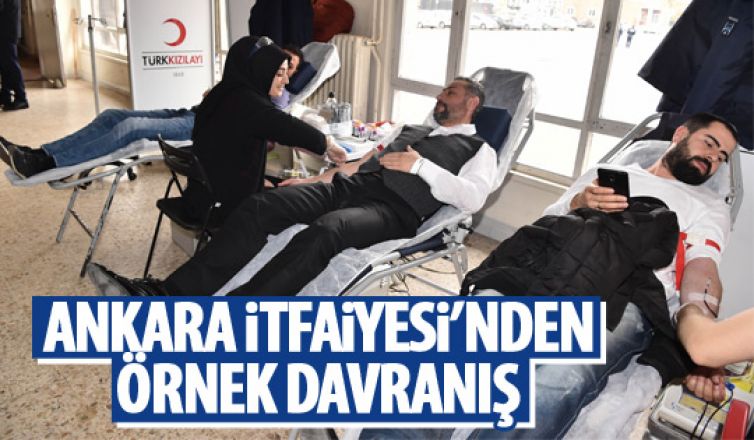 Ankara İtfaiyesi'nden örnek davranış