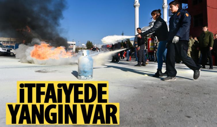 Ankara İtfaiyesi'nden yangın eğitimi