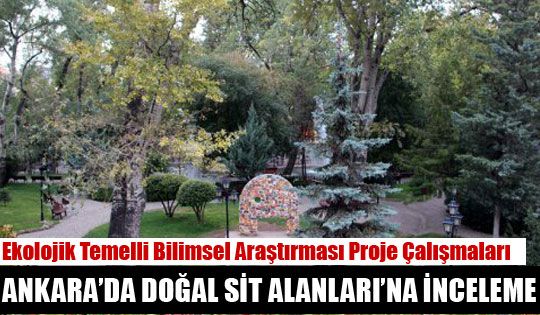 Ankara'da Doğal Sit Alanları'na inceleme