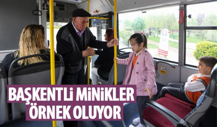 Ankaralı miniklerden örnek davranış