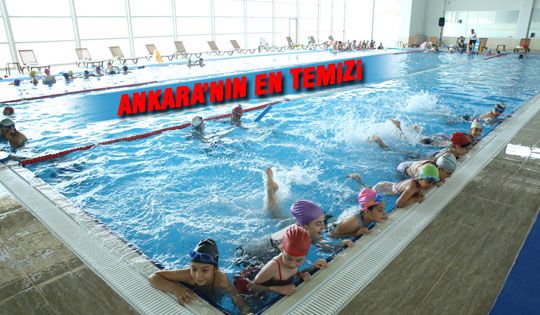 Ankara’nın en temiz havuzu Gölbaşı’nda