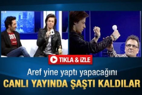 Aref canlı yayında öyle bir şey yaptı ki - Video