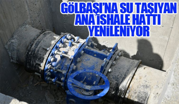 ASKİ GÖölbaşı içme suyu ana ishale hattını yeniliyor