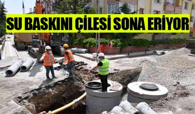 Aski Keçiören gazeller caddesi'nin  su baskınları çilesine son veriyor...