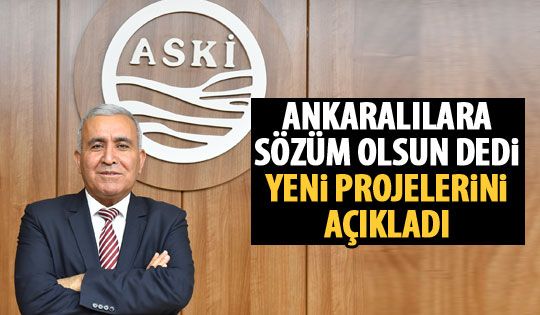 ASKİ yeni projelerini açıkladı