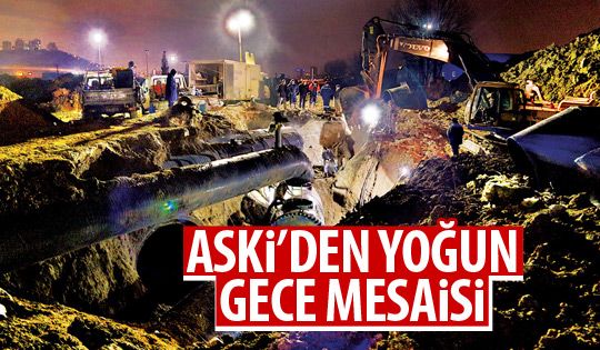 ASKİ'den yoğun mesai