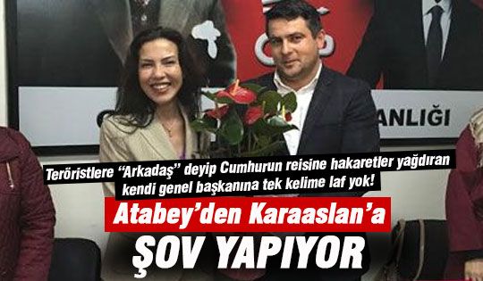 Atabey'den Karaaslan'a tepki