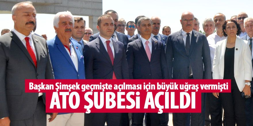 ATO Gölbaşı'nda şube açtı