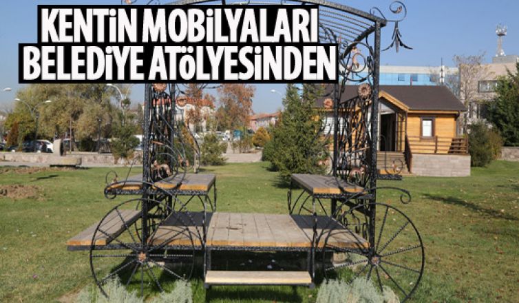 Atölyelerde üretilen mobilyalarla belediye bütçesine katkı!