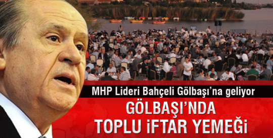 Bahçeli Gölbaşı'na geliyor