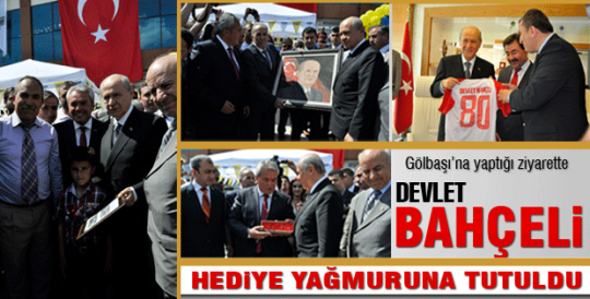 Bahçeli Hediye yağmuruna tutuldu