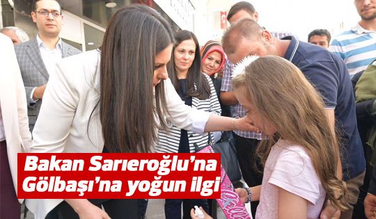 Bakan Jülide Sarıeroğlu, Gölbaşı’nda…