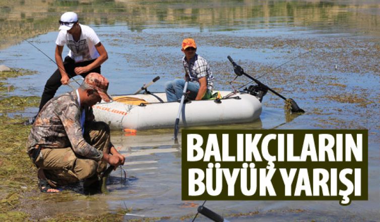 Balıkçılar Ayaş'ta yarıştı