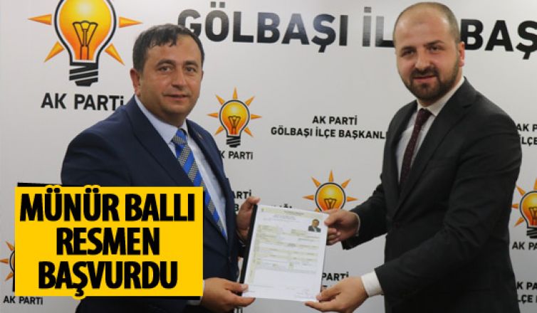 Ballı resmen başvurdu