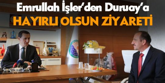 Başbakan Yardımcısı Emrullah İşler Gölbaşı Belediyesi’ni Ziyaret Etti