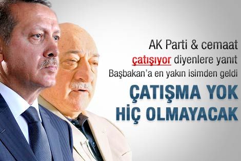 Başbakan'ın danışmanı: AK Parti - Gülen çatışması yok