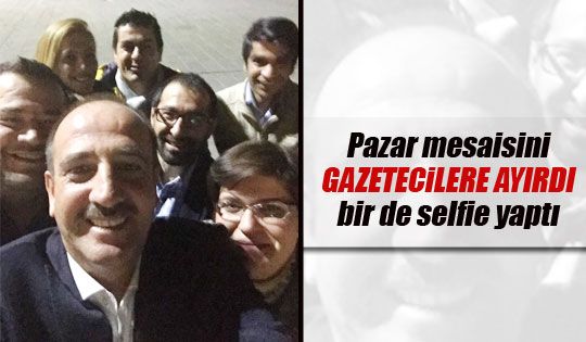 Başkan Duruay gazetecileri unutmadı