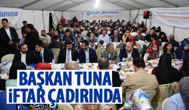 Başkan Duruay iftar çadırında orucunu açtı