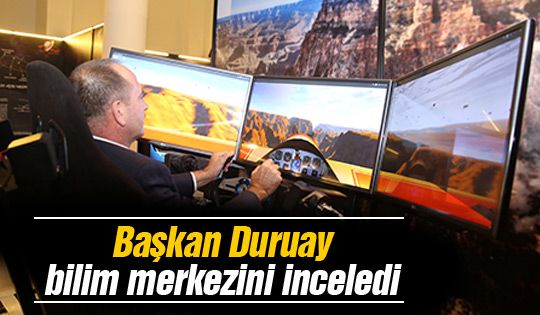 Başkan Duruay incelemelerde bulundu