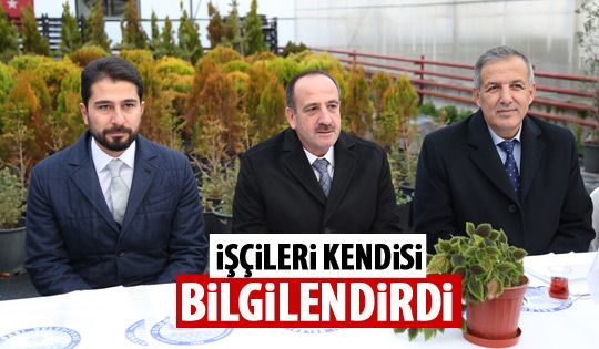 Başkan Duruay işçilerle buluştu