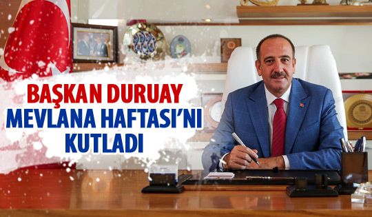 Başkan Duruay mesaj yayınladı