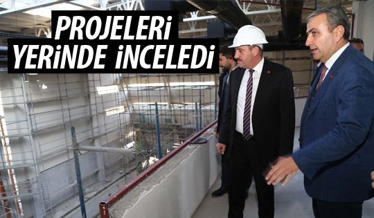 Başkan Duruay projeleri inceledi