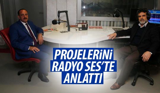 Başkan Duruay Radyo Ses'e konuk oldu