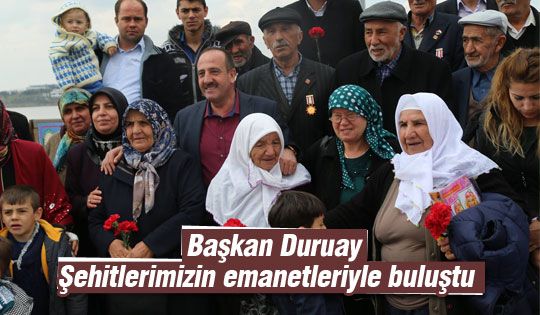 Başkan Duruay , şehit aileleri ile kahvaltıda buluştu