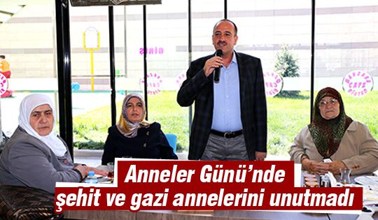 Başkan Duruay Şehit ve Gazi anneleri ile buluştu