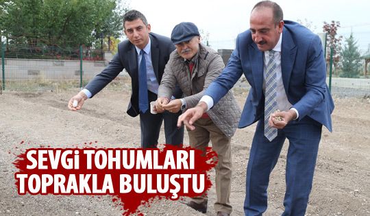 Başkan Duruay tohum ekti