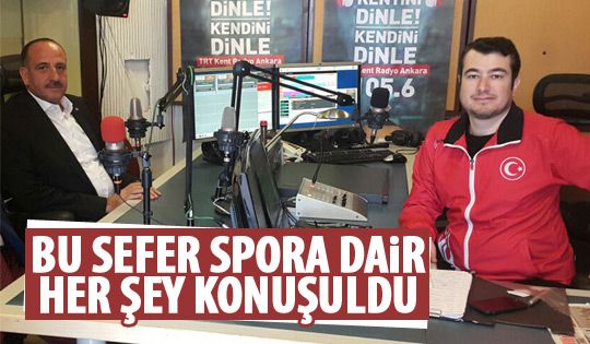 Başkan Duruay TRT Kent Radyo'ya konuk oldu