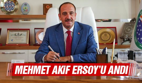 Başkan Duruay'dan anlamlı mesaj